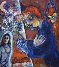 Artist at Easel by Marc Chagall